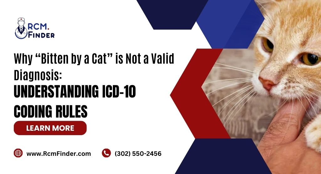 cat bite icd 10