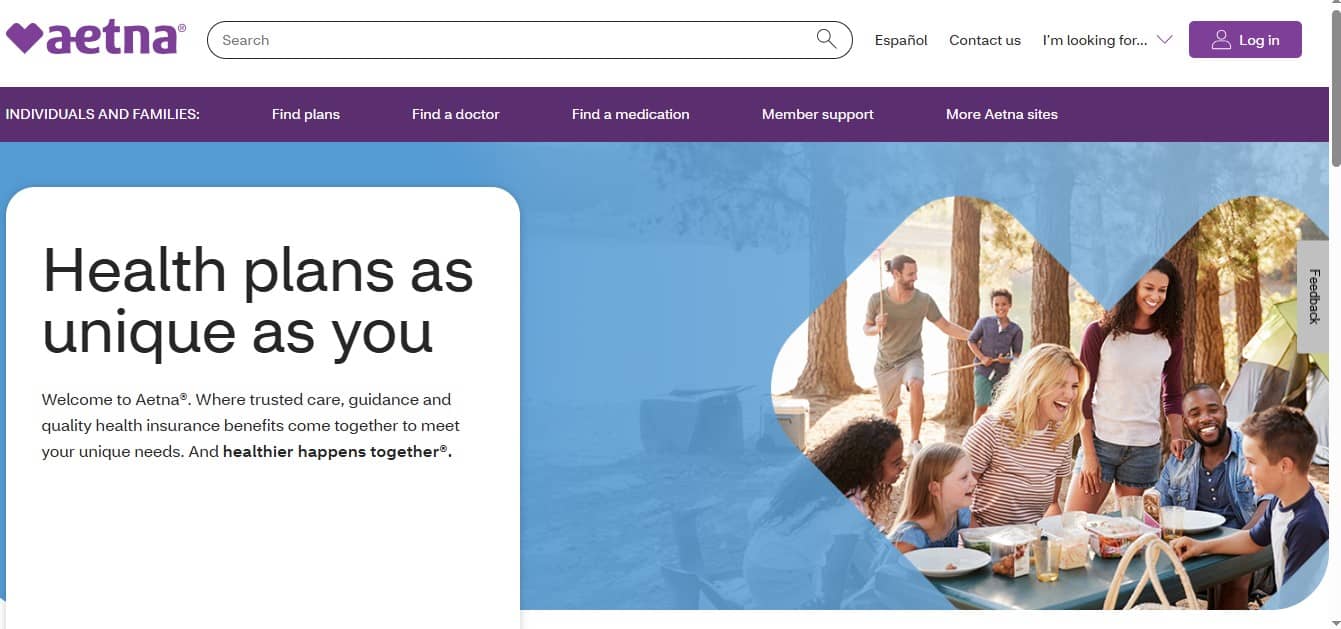 aetna health website