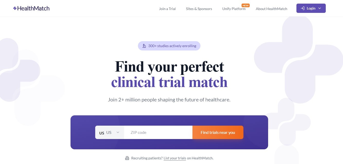 health match medical website design