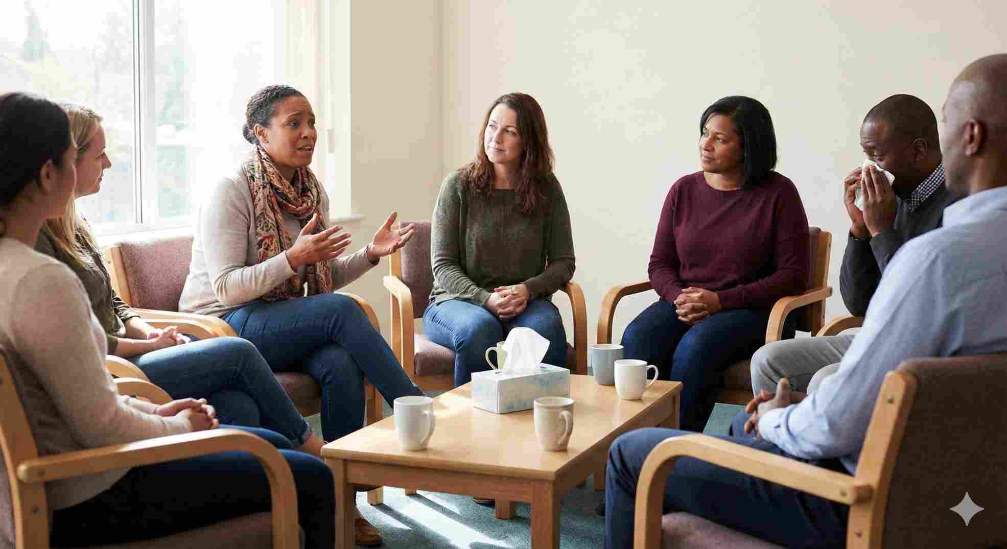 Real-world application of the 90853 cpt code description in a group therapy setting.