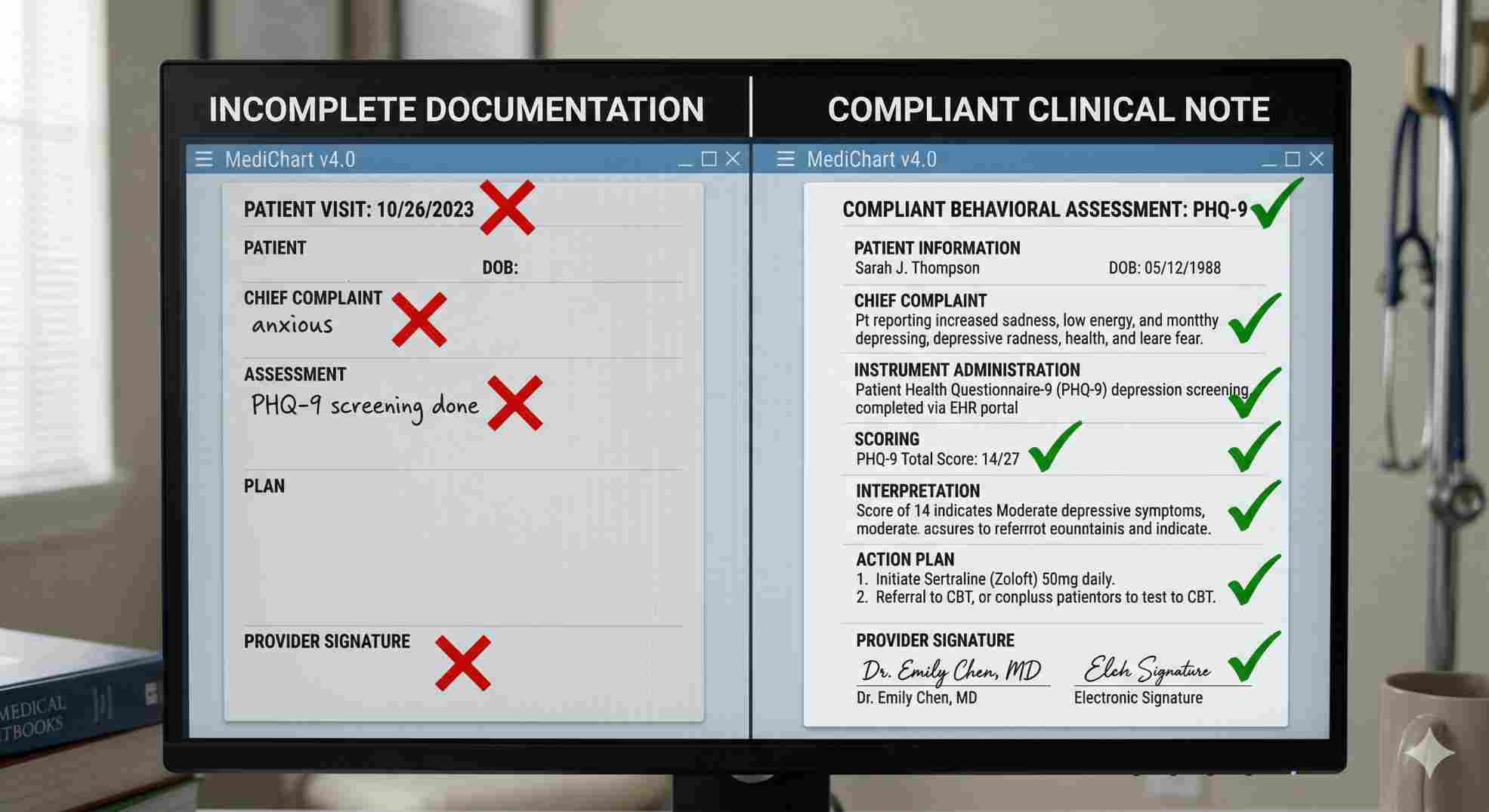 Nailing your cpt 96127 documentation requirements in the EHR.