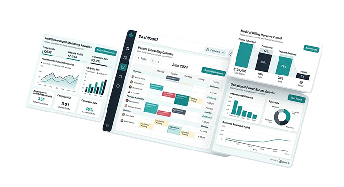 Dashboard analytics rcm finder