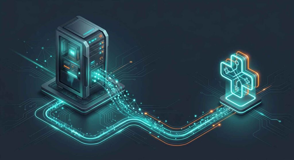 Custom Python code and RPA automation software engineered for healthcare revenue cycle management.
