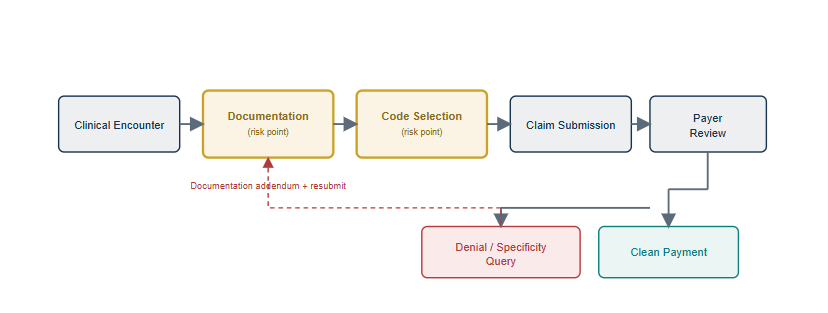 Anxiety ICD-10 coding visual