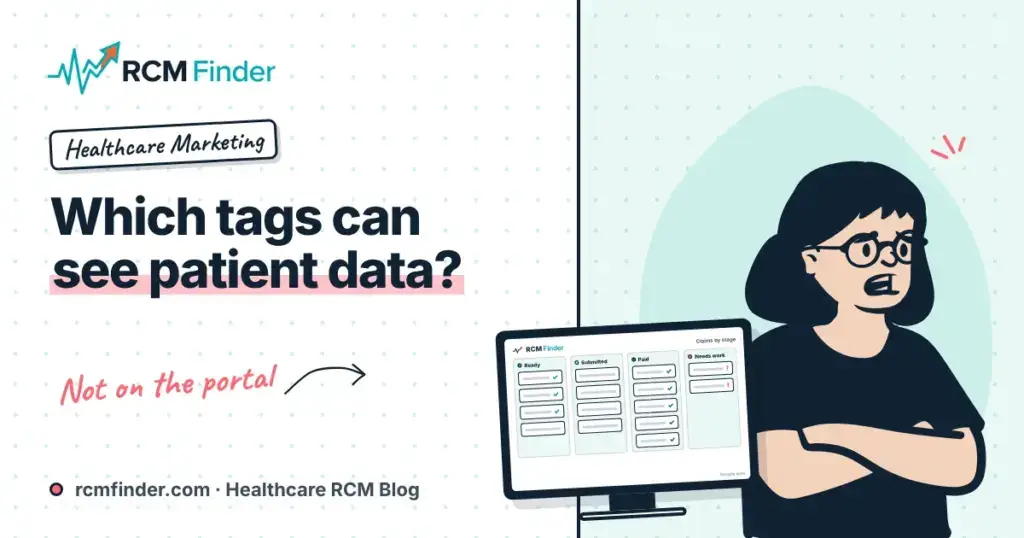 Practice manager reviewing which website tracking pixels can see patient data on a medical practice site